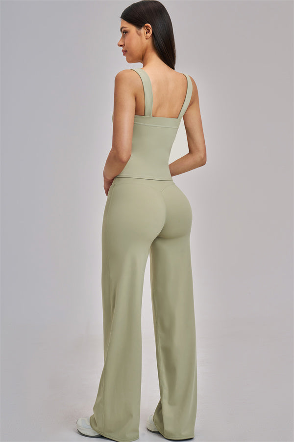 The Swoon Tank Top Flared Leggings 2-Piece Set