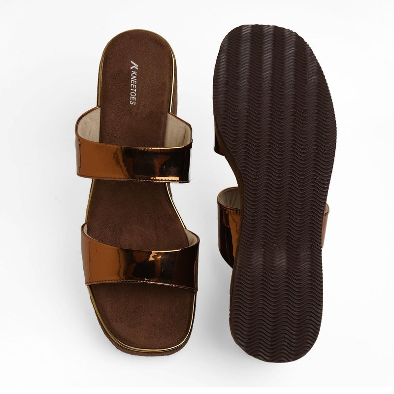 Serene - Bronz Wedges