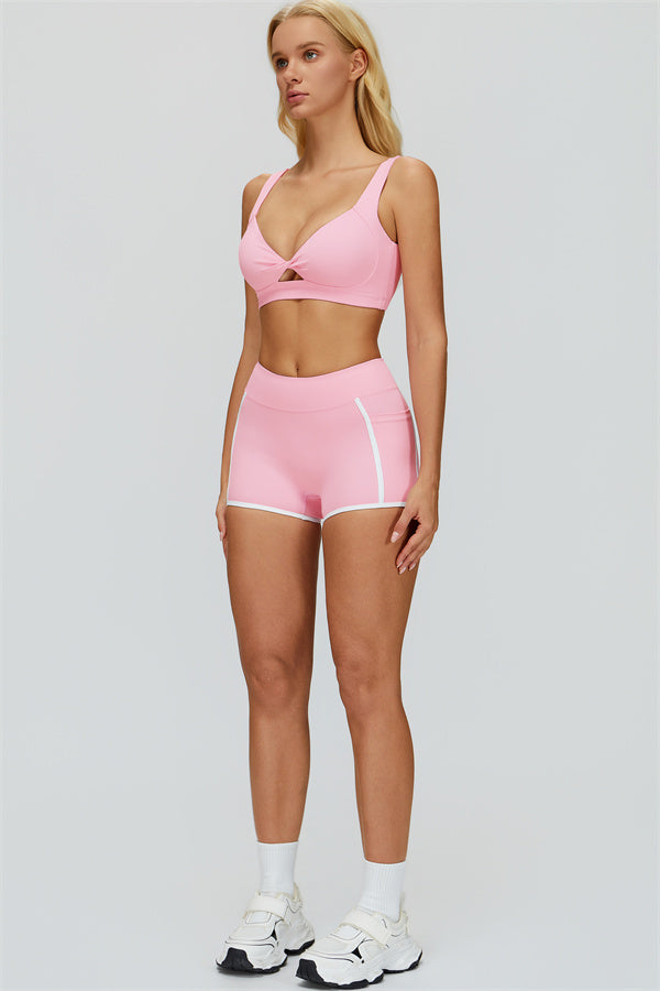 The Whisper Sports Bra Shorts 2-Piece Set