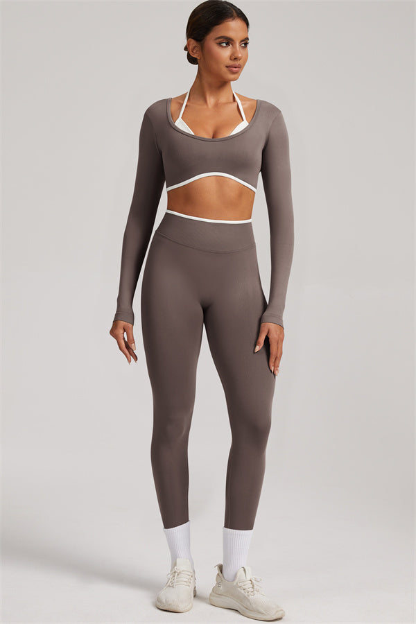 The Elevate New Long Sleeve Crop top