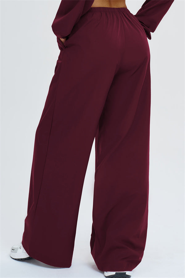 The Svelte UV protection Crop Hoodie Sweatpants 2-Piece Set