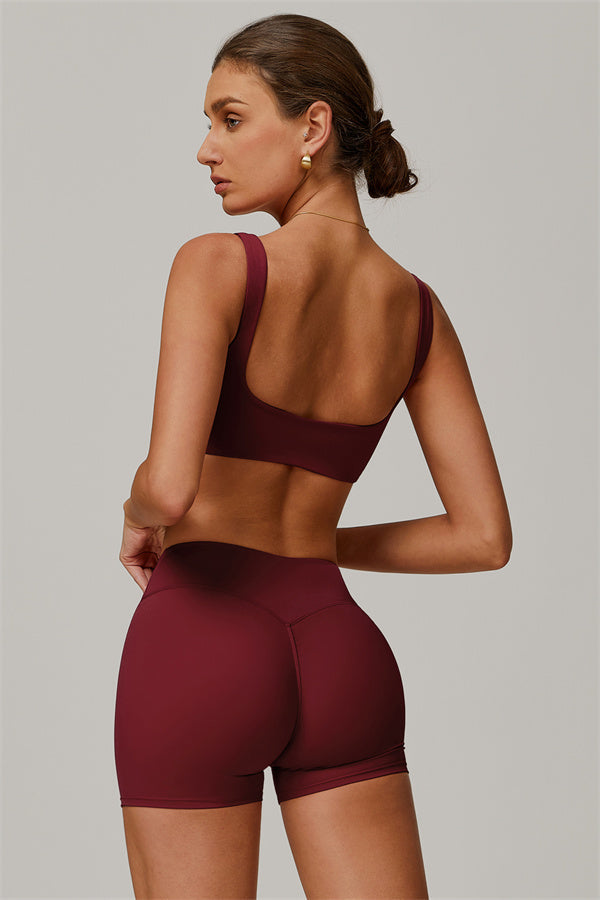 The Halo Sports Bra Shorts 2-Piece Set
