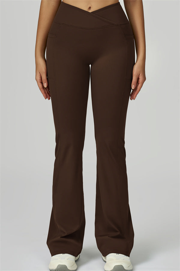 The Flourish Crop Tank Flared Leggings 2-Piece Set