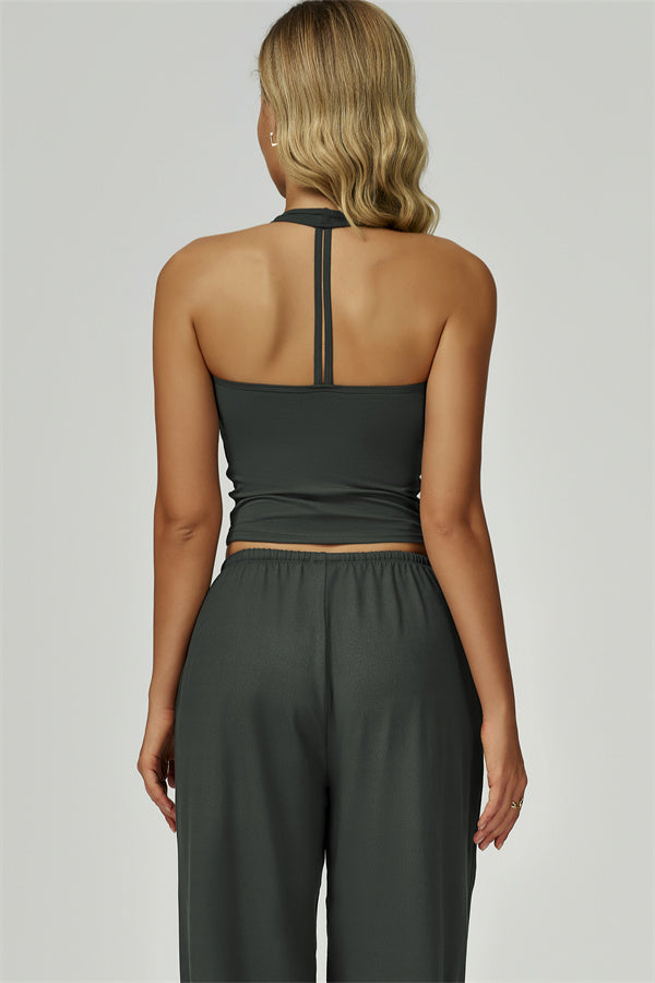 The Sprint Halter Tank Top