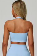 The Seraphine Halter Crop Top