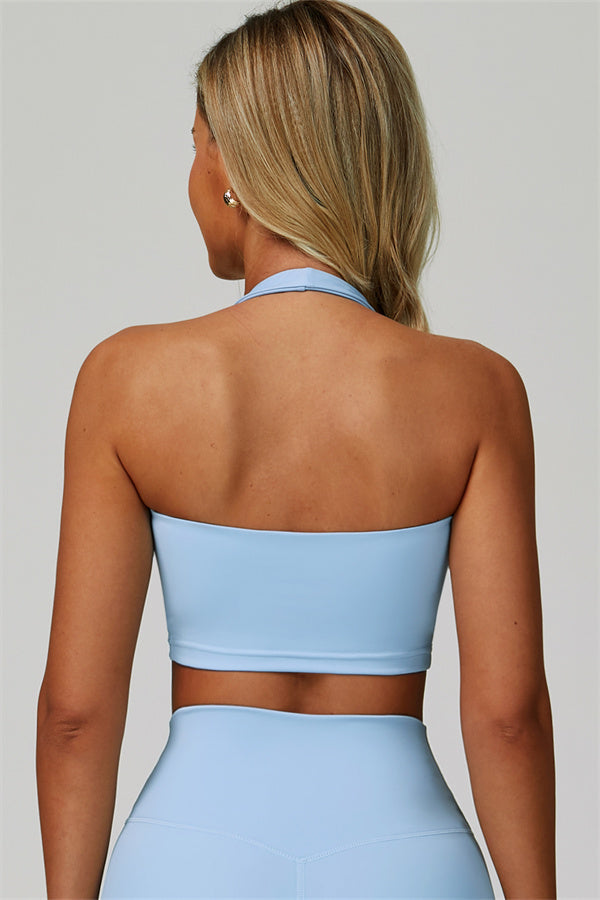 The Seraphine Halter Crop Top