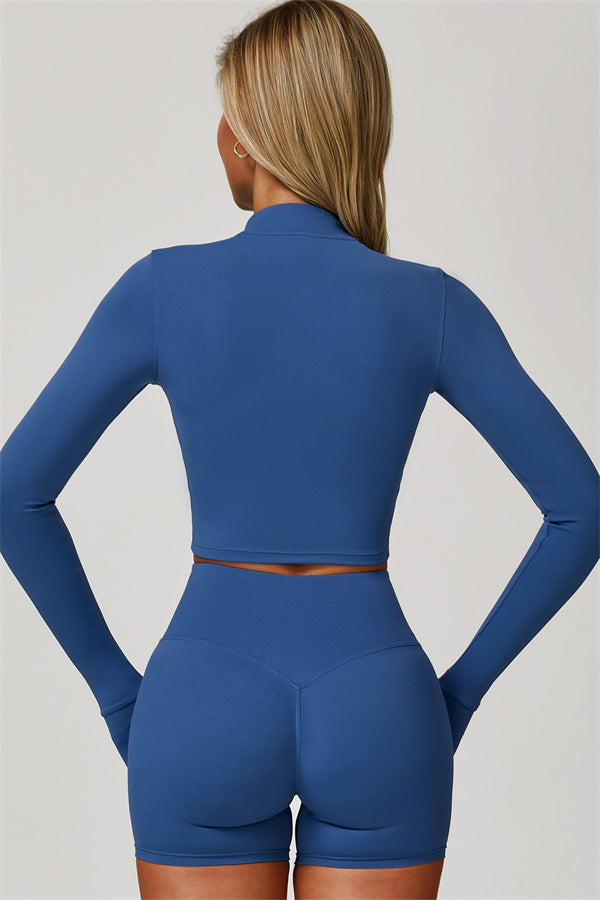 The Eloise Jacket Sports Bra Shorts 3-Piece Set