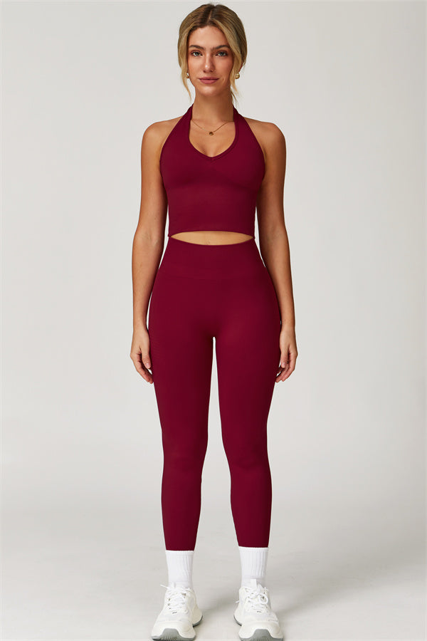 The Delight Halter Top Leggings 2-Piece Set