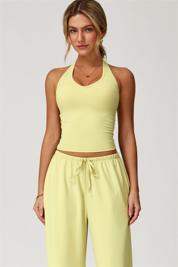 The Sprint Halter Tank Top