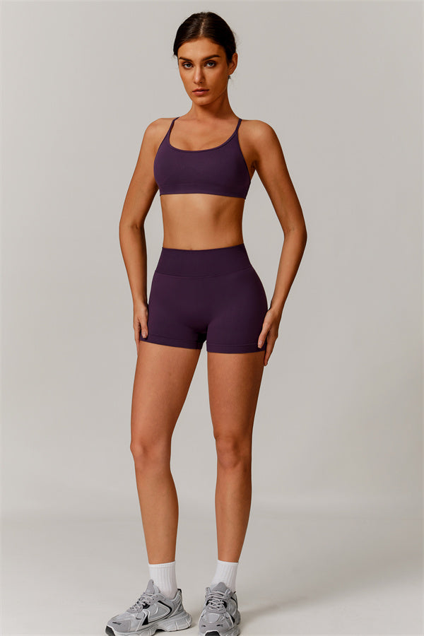 Nova Luxe Sports Bra Shorts 2-Piece Set