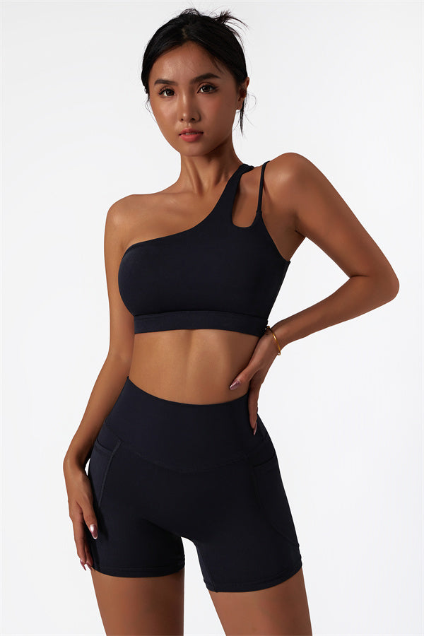 The Blissful Rose Sports Bra Shorts 2-Piece Set