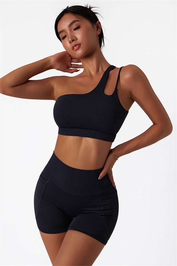 The Blissful Rose Sports Bra Shorts 2-Piece Set