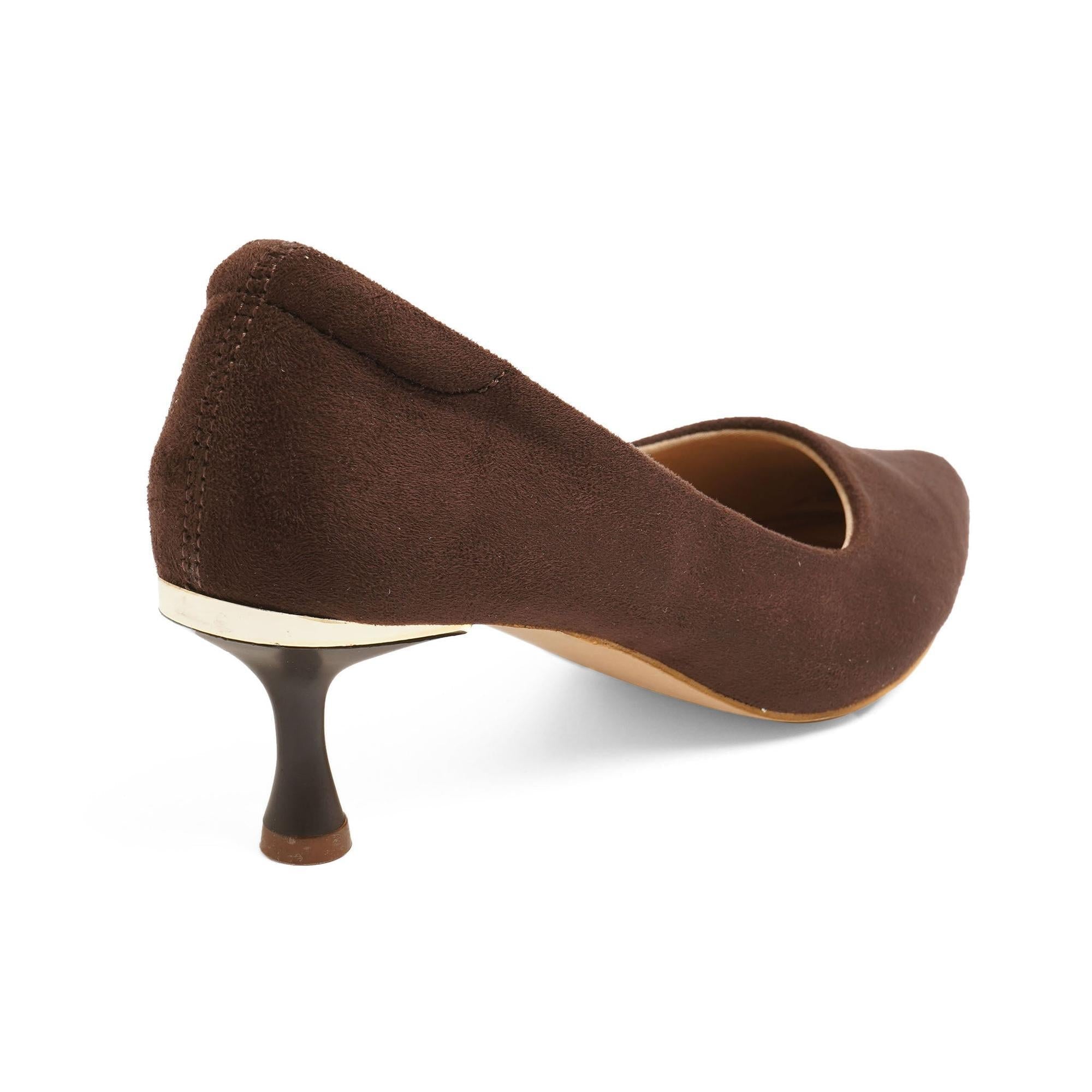 Truffle - Suede Pumps