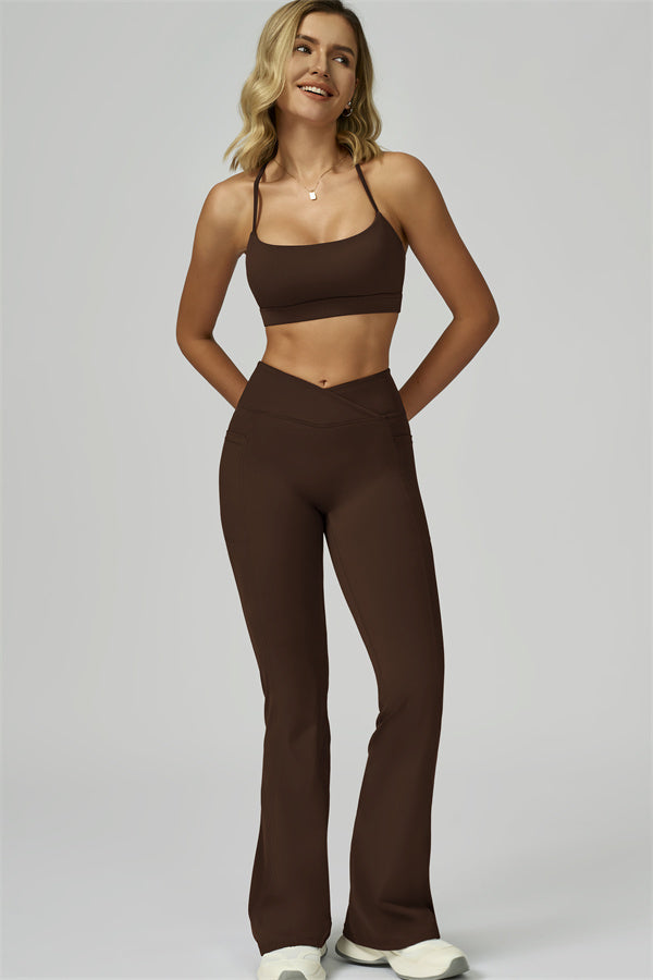 The Flourish Sports Bra Flared Leggings 2-Piece Set