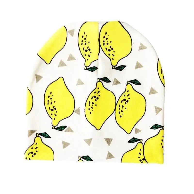 Baby Knit Cotton Cartoon Printed Baby Caps For Boys And Girls For Autumn And Winter Soft And Warm Cap