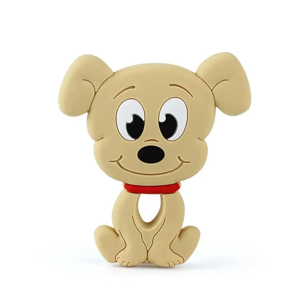 Baby Silicone Teethers BPA Free Teething Toy Animals Koala Bear Dog Teether Silicone Beads