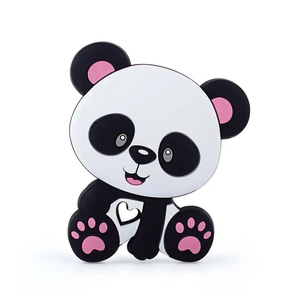 Baby Silicone Teethers BPA Free Teething Toy Animals Koala Bear Dog Teether Silicone Beads