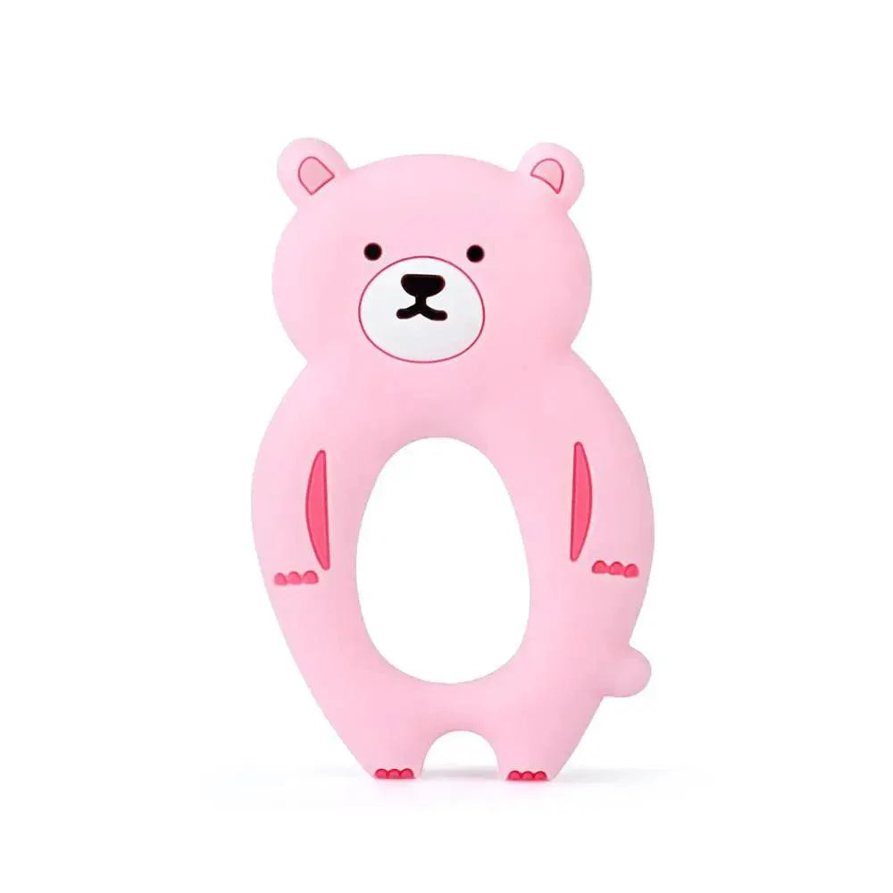 Baby Silicone Teethers BPA Free Teething Toy Animals Koala Bear Dog Teether Silicone Beads
