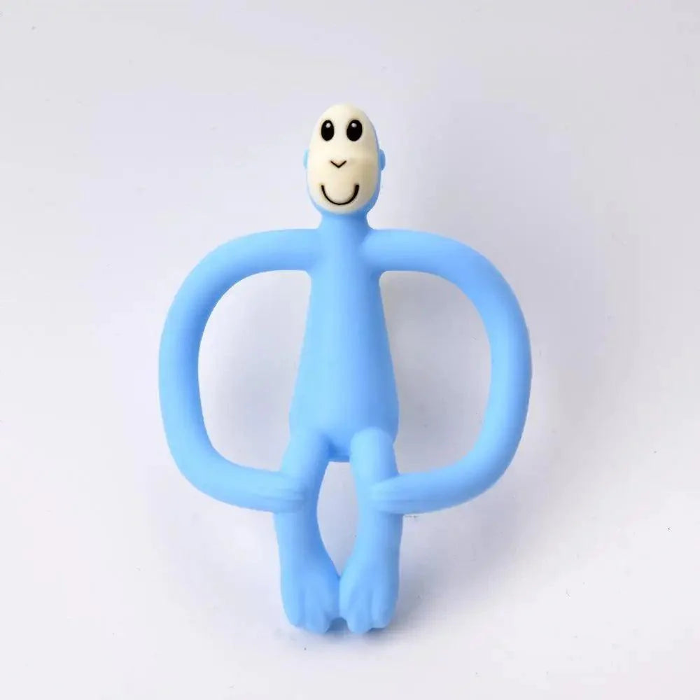 Baby Teether Toys Toddle Safe Banana Teething Ring Silicone Chew Dental Care Toothbrush Nursing Beads Gift For Infant