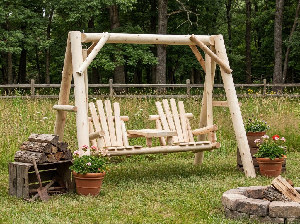 Backyard Wooden Swings for Your Garden