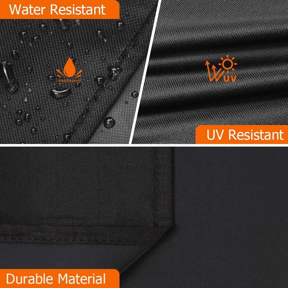 Barbeque Grill Covers  Waterproof BBQ Grill Cover Compatible for UV Resistant Gas Grill Cover Barbecue Grill Cover Waterproof Universal Drawstring Grille Stove Oven Guard Protector BBQ Accessories