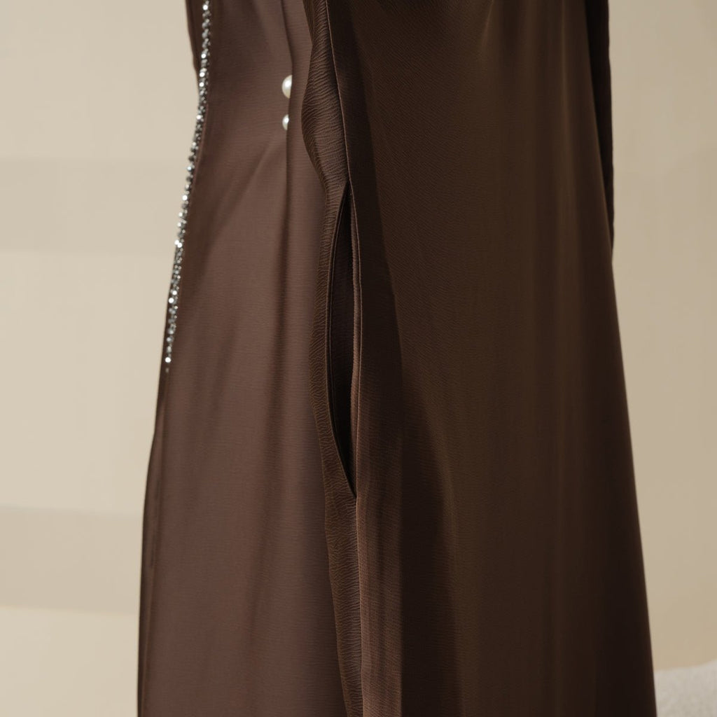 Batwing Abaya With Matching Hijab | Batwing Sleeve Abaya (MA041)