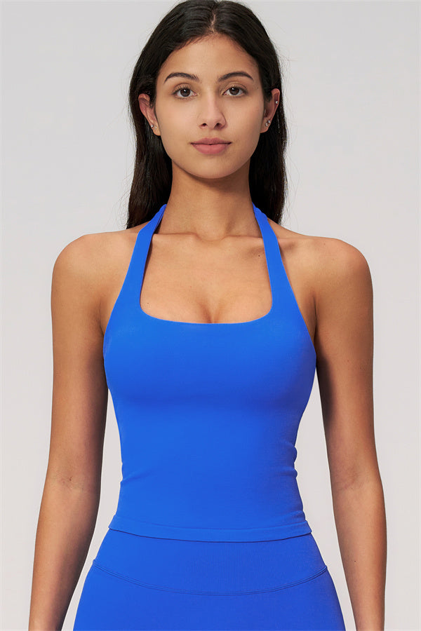 The Empower Halter Crop Top Leggings 2-Piece Set
