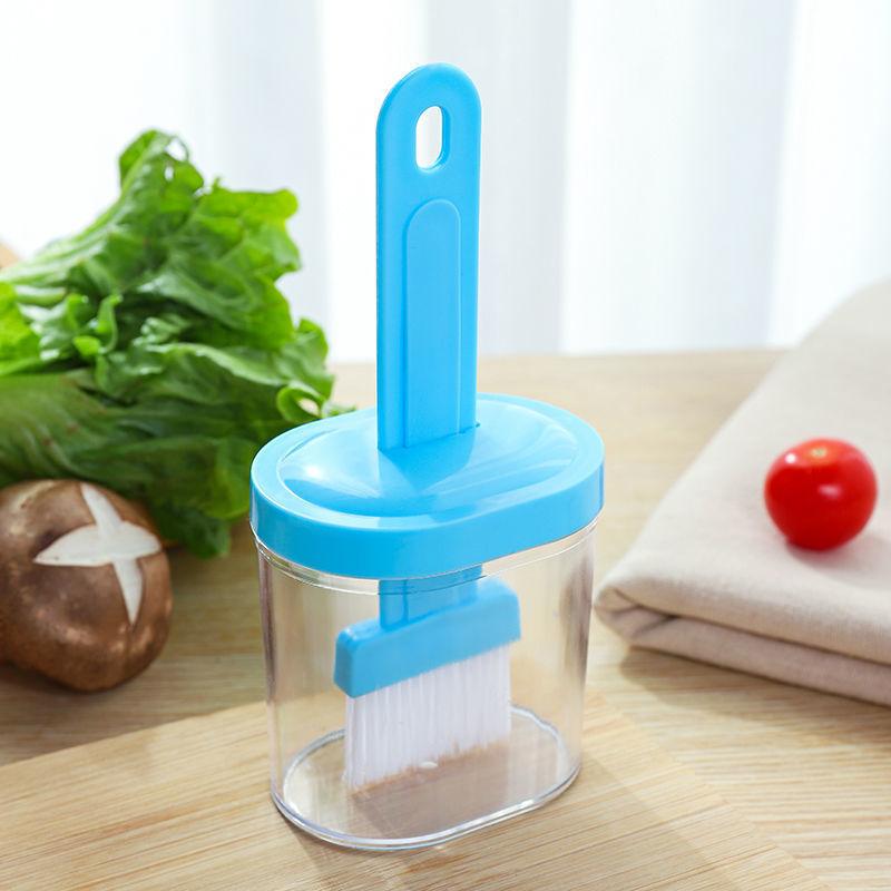 BBQ Brush Cleaning Nylon/Silicone Brush Baking Bread Cooking Oil Cream Tools Multipurpose Kitchen Utensil Tool Silicone Oil Bottle Brush Barbecue Portable Dining Restaurant Kitchen Cooking BBQ Accessories