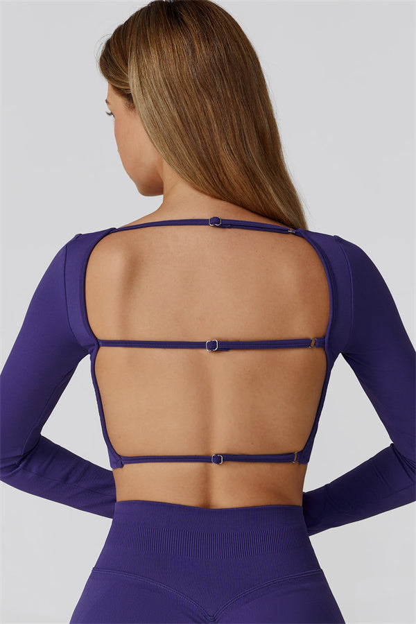 The Reign Long Sleeve Crop Top Leggings 2-Piece Set