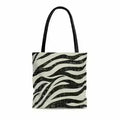 Double-Sided Zebra Print Beach Tote Bag - Medium | Femstylo