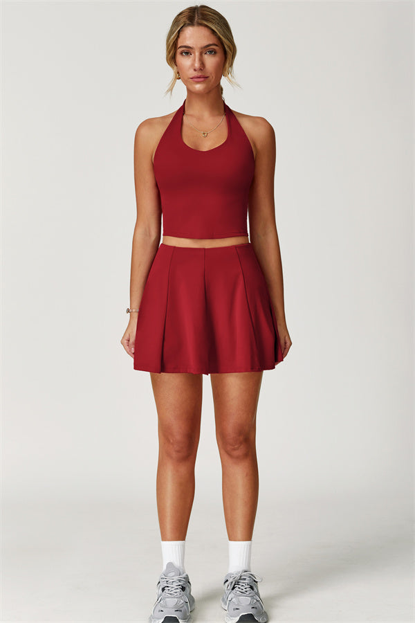 The Boost Halter Crop Top