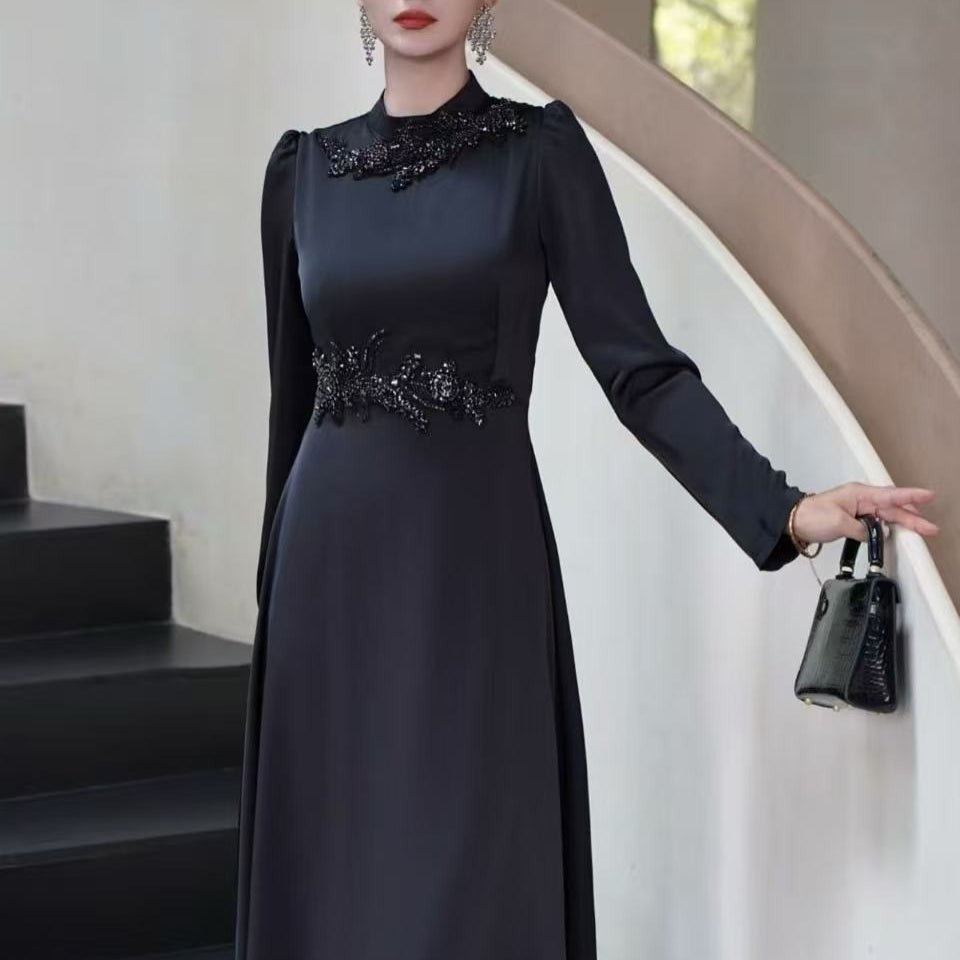 Beaded Embellished Maxi Dress(MS365)