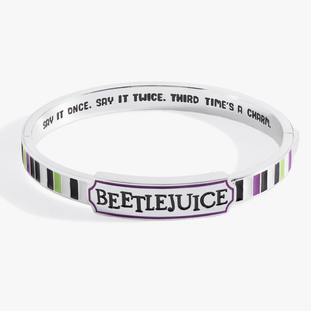 BEETLEJUICE™ 'Say It Once. Say It Twice. Third Time's A Charm' Bangle