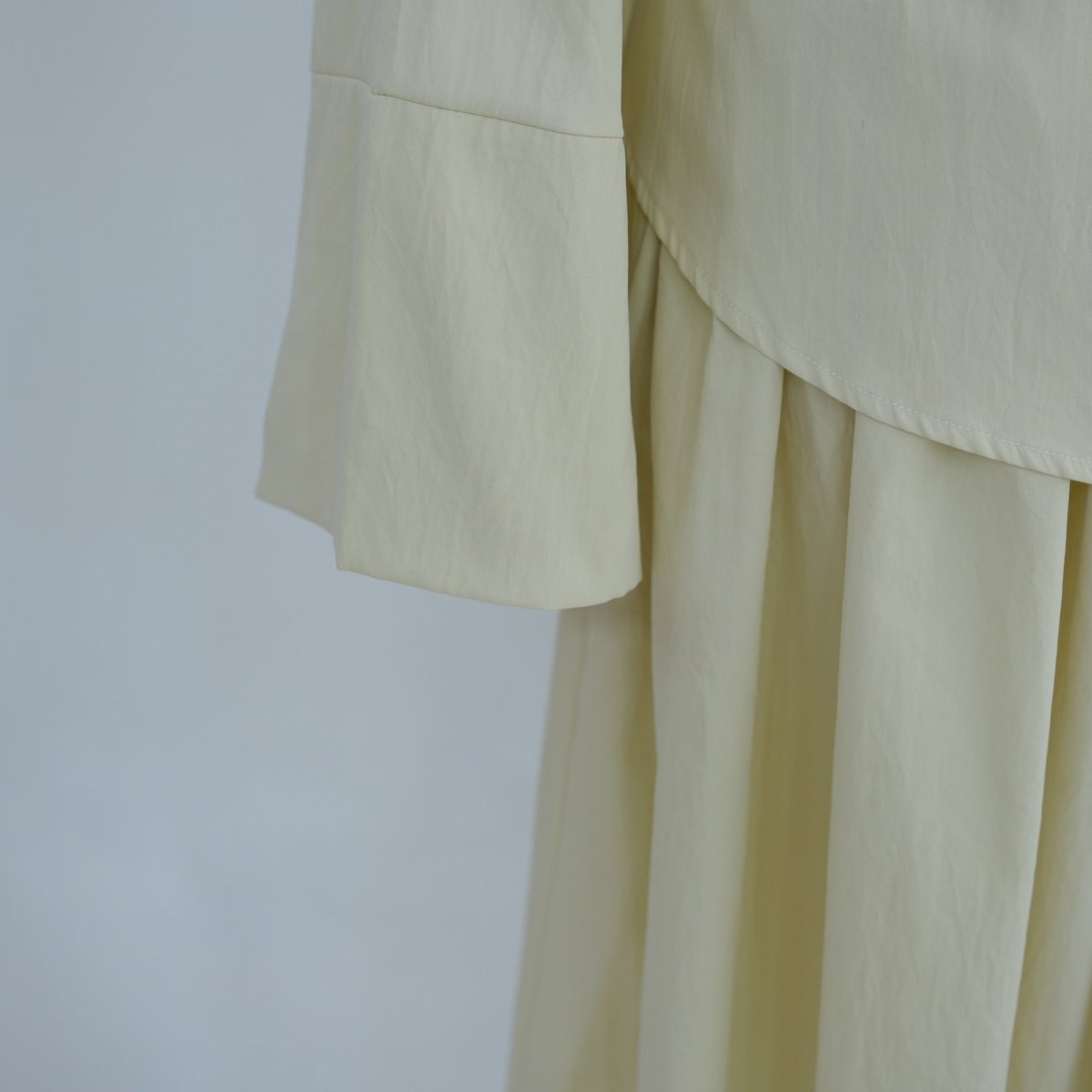 Bell Sleeve Back-Tie Top & A-Line Maxi Skirt Set(MS469)