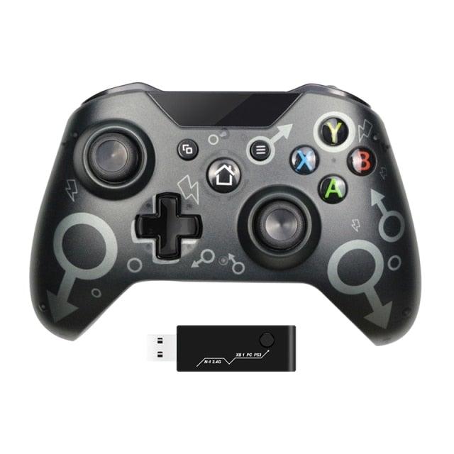 Best Quality Black 2.4G Wireless Joystick Gamepad Controller Compatible With Pc Smartphones Tablets Laptops Monitors