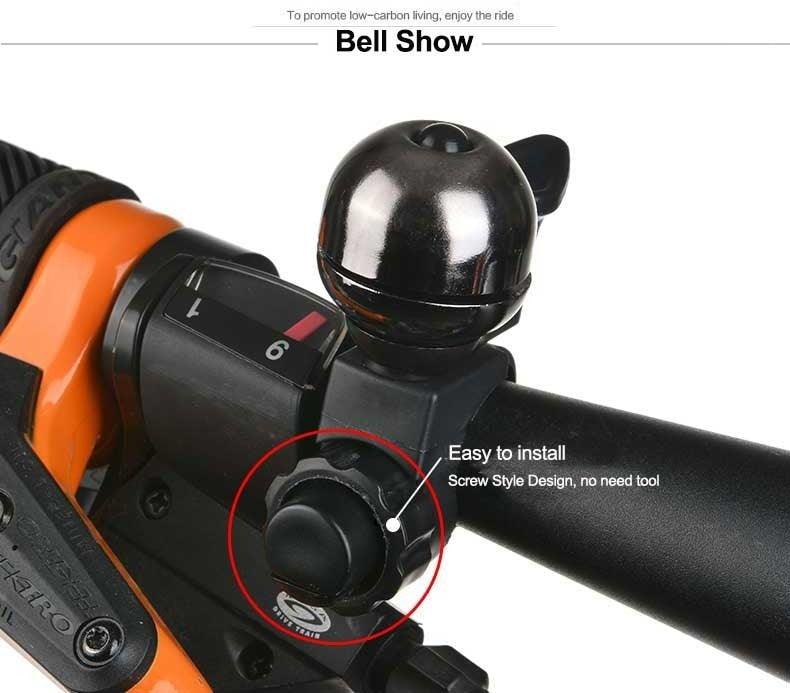 Bicycle Bell Ordinary Classical Handlebar Bell Ring Cycling Bike Bike Bell Sound Road Bike Horn Bicycle Accessories All Metal Body Loud Decent Tone Bicycle Ring Bell For Adults And Kids
