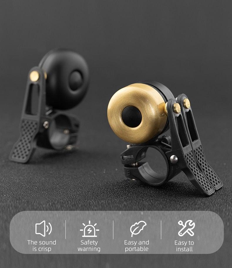 Bicycle Bell Ordinary Classical Handlebar Bell Ring Cycling Bike Bike Bell Sound Road Bike Horn Bicycle Accessories All Metal Body Loud Decent Tone Bicycle Ring Bell For Adults And Kids