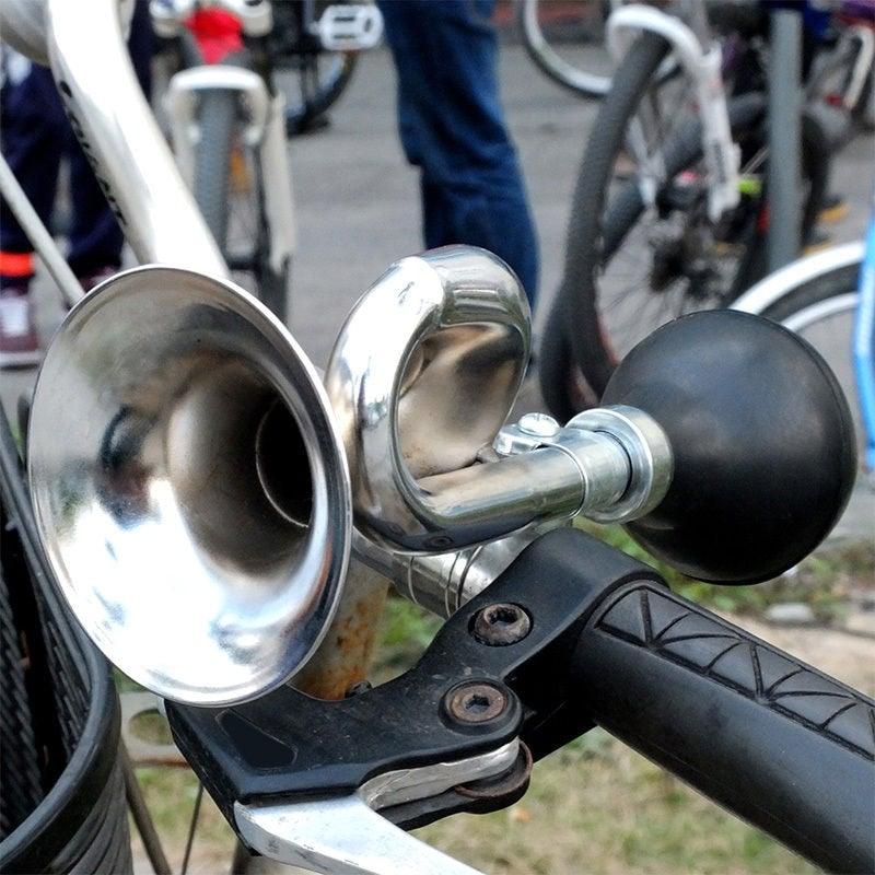 Bicycle Horn Bike Cycling Air Horn Handlebar Alarm Bicycle Bell Bugle Bike Accessories Bugle Horn Retro Horn Bike Horn Classic Vintage Metal Twist Loudspeaker Hooter