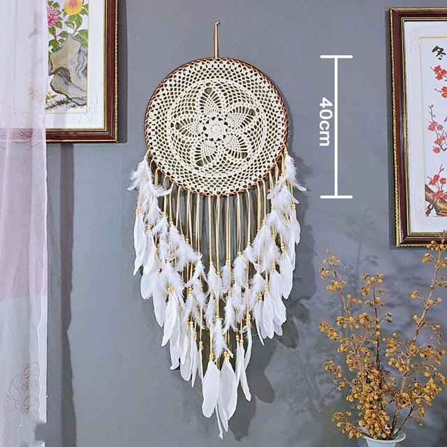 Big Dream Catcher Hanging/Light Decoration Dream Catcher Moon Dream Catcher Room Home Decor Dream Catcher Gifts For Mom Friends Women Girls Wall Decor Bedroom Decoration