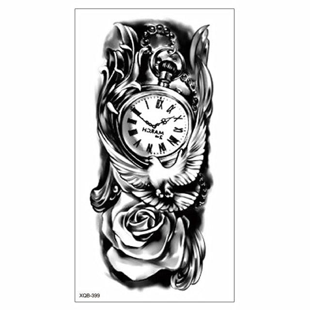Big Tiger Lion Waterproof Temporary Sticker Tattoo Arm Legs Fake Tattoo Stickers For Adults Realistic Luxury Design For Mens Womens