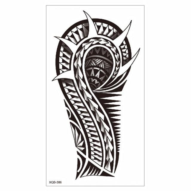 Big Tiger Lion Waterproof Temporary Sticker Tattoo Arm Legs Fake Tattoo Stickers For Adults Realistic Luxury Design For Mens Womens