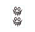 Black Clown Temporary Tattoo Sticker Body Art Arm Waist Fake Waterproof Tattoos Elegant Small Design For Men Women