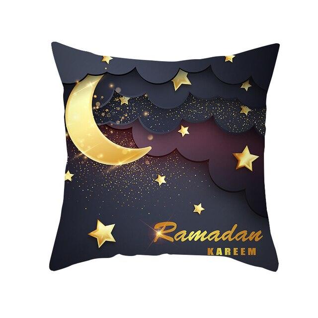 Black Gold Pattern Decorative Pillowcase Cushion Peach Skin Colorful Decorative Pillow Cases Sofa Couch Decoration Cushion Covers Pillow Beautiful Pillowcase