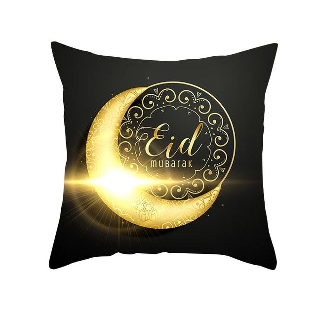 Black Gold Pattern Decorative Pillowcase Cushion Peach Skin Colorful Decorative Pillow Cases Sofa Couch Decoration Cushion Covers Pillow Beautiful Pillowcase