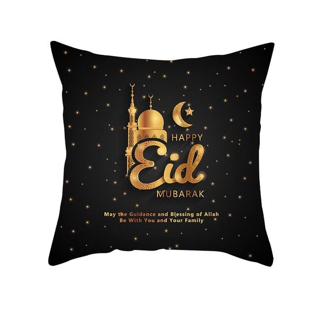 Black Gold Pattern Decorative Pillowcase Cushion Peach Skin Colorful Decorative Pillow Cases Sofa Couch Decoration Cushion Covers Pillow Beautiful Pillowcase