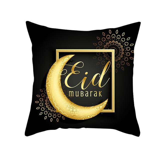 Black Gold Pattern Decorative Pillowcase Cushion Peach Skin Colorful Decorative Pillow Cases Sofa Couch Decoration Cushion Covers Pillow Beautiful Pillowcase