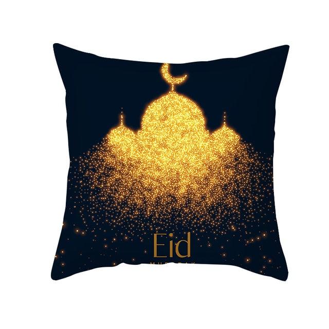 Black Gold Pattern Decorative Pillowcase Cushion Peach Skin Colorful Decorative Pillow Cases Sofa Couch Decoration Cushion Covers Pillow Beautiful Pillowcase