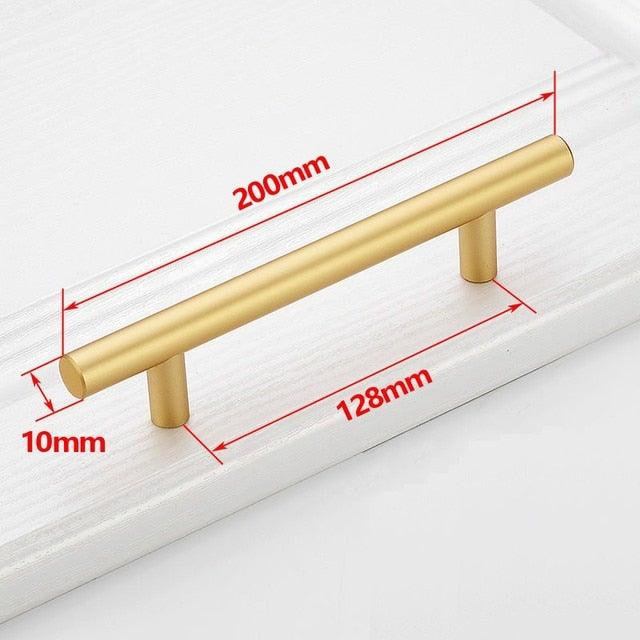 Black Golden Cupboard Handle Brushed Stainless Steel Kitchen Cabinet Door Knob Furniture Drawer Pull Hardware Pulls  Bar Handle  Furniture Handle Drawer Pull Hardware Stainless Steel Kitchen Drawer Pulls Cabinet Handles