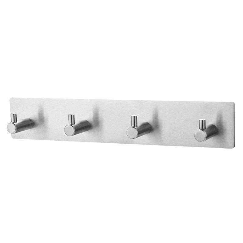 Black Robe Hook Wall Hook Towel Hook for Bathroom Stainless Steel Coat Hook Rustproof Hook Hanger for Kitchen Hardware Stainless Steel Hooks Waterproof and Oilproof Bathroom Kitchen Self Adhesive Hooks for Hanging Coat Hat Towel