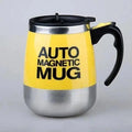 Black Smart Lazy Automatic Stainless Steel Self Stirring Magnetic Mug Creative Coffee Mixing Cup Automatic Self Mixing & Spinning Cup Cute Christmas Birthday Gift Idea For Men And Women